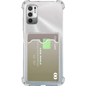 Xiaomi Redmi Note 10 5g Kamera Korumalı Kartlıklı Setra Şeffaf Silikon Kılıf Ekran Koruyucu