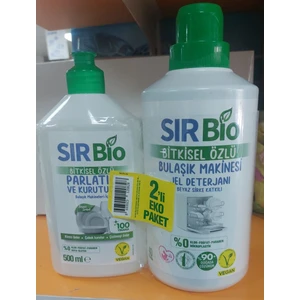Sır Bio 1000 mlbulaşık Makinesi DETERJANI+500 ml Parlatıcı