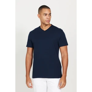 Altınyıldız Classics 2'li Slim Fit Dar Kesim V Yaka %100 Pamuk Tişört
