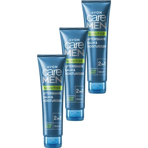 Care Men Sensitive 2'si 1 Arada Tıraş Sonrası Balsam ve Nemlendirici 100 Ml. Üçlü Set