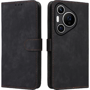 Mays Shop Huawei Pura 70 Pro Artı 5g Pu Deri Kart Yuvaları Kapak Rfid Flip (Yurt Dışından)