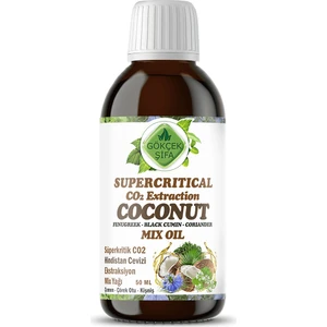 Hindistan Cevizi Süperkritik Mix Yağı 50 ml (COCONUT SUPERCRİTİCAL MİX OİL)