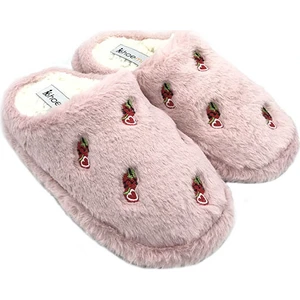 Karla Nakışlı Kadın Ev Terliği