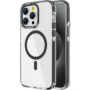 Case 4u Apple iPhone 15 Pro Kılıf Magsafe Şarj Özellikli Airbagli Takılabilir Askı Aparatlı Nana Kapak Siyah