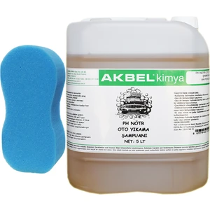 Ph Nötr Oto Yıkama Şampuanı 5 kg + Yıkama Süngeri