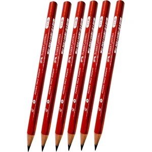 Ilk Kalemim Jumbo Üçgen Başlangıç Kalemi Siyah 2.5 B 6 Adet Faber Jumbo Kurşun Kalem Oluklu Gövde Triangular