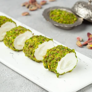 Antep Fıstığı Kaplamalı Kaymaklı Lokum 450 gr.