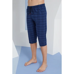 Ekose Ince Tek Alt Rahat Penye Kapri %100 Pamuk