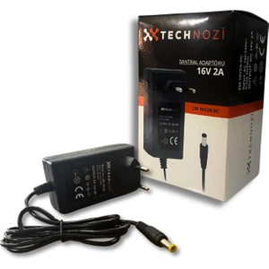 16V 2A Adaptör Aşırı Gerilim Koruması ile Uzun Süreli Performans 