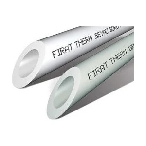 Fıratboru PN25 Pprc Plastik Boru 32 Mm. Beyaz Temiz Su Tesisat Borusu 2 Mt.