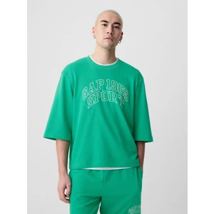 Erkek Yeşil Gap Logo Oversized Sweatshirt