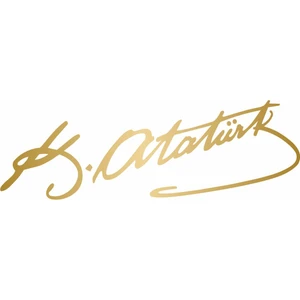 Sticker Usta Atatürk Mustafa Kemal Atatürk Imza Araba Motosiklet Oto Karavan Sticker