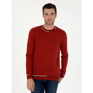 Erkek Kiremit Slim Fit Kazak 50271571-VR031