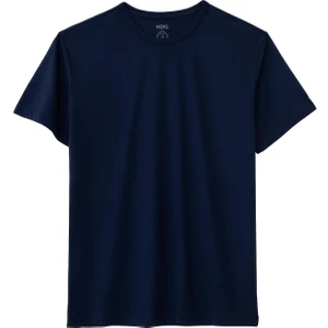 Regular Bisiklet Yaka Tshirt - Lacivert