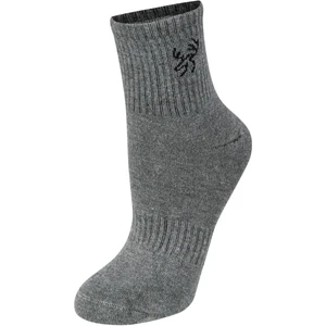 Kısa Bambu Spor Çorap Gri