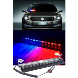 Point Marketing S12 Vantuzlu Polis Çakar Lambası Araç Içi  Kirmizi - Mavi LED