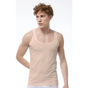 Görünmez Atlet Erkek Ten Rengi İnce Askılı İz Yapmayan Modal Atlet 013