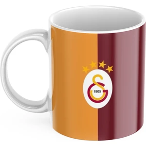 Kişiye Özel Galatasaray Tasarım Isimli Kupa Bardak