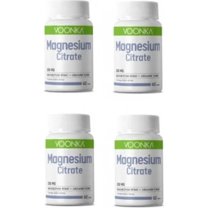 Magnesium Citrate 200 Mg 62 Tablet 4 Adet