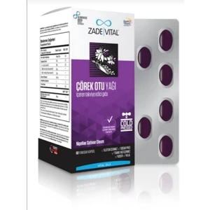 Zade Vital Çörek Otu (1800mg) Yağı 60 Kapsül
