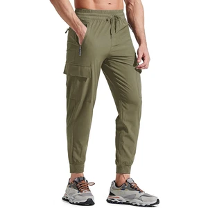 Ghassy Co. Erkek Quich Dry Running Athletic Dar Paça Joggers Hafif Outdoor Pantolon