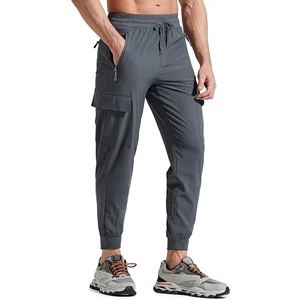Ghassy Co. Erkek Quich Dry Running Athletic Dar Paça Joggers Hafif Outdoor Pantolon