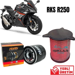 Rks R250 Hava Filtresi Yağ Filtresi Ikili Set Bakım Set