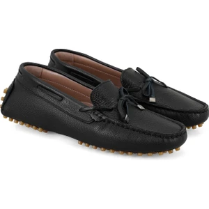 Marquita Siyah Kadın Deri Loafer