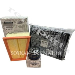 Renault Megane 2 1.4-Ve-1.6 16V Benzinli Bakım ve Filtre Seti Hava Polen Yag Filtresi
