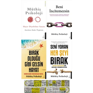 Beni İncitemezsin - Bırak Olduğu Gibi Gelsin Hayat - 4 Kitap + Matematik Öğreten Ayraç