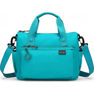 Smart Bags Extra Hafif Kumaş Kadın Postacı Çantası BC 3141 - Turkuaz