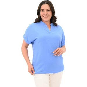 Kadın Büyük Beden Duble Kol Bluz 1790-25