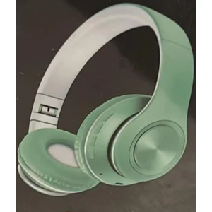 P68 Surroundbas Bluetooth Stereo Kulaklık+Mıcro Sd Kart Yuvası Yesıl