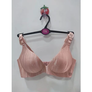 Lazer Kesim Balensiz Tam Destekli Gül Kurusu Sütyen 675