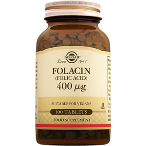 Folic Acid Folik Asit Takviyesi 400 Mcg 100 Tablet Vegan Dostu Ürün