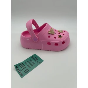 Çocuk Yüksek Taban Süslü Terlik