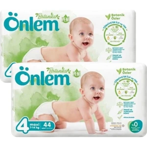 Botanika 4 Beden Çocuk Bezi Ikili Jumbo Maxi 44 Lü x 2 Adet