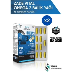 Premium Omega 3 Balık Yağı 45 x 2 Kapsül - (2'li )