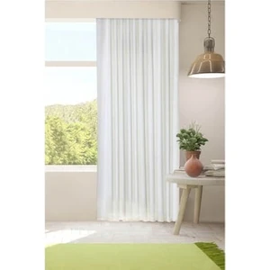 Saten Güneşlik Perde / Krem ve Beyaz Renk Seçenekli