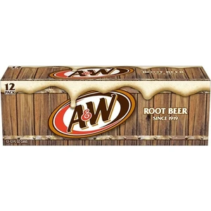 A&w Root Beer Soda 12 Adet