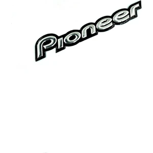 Etiketçilere Pıoneer Kabartmalı Arma Alüminyum Sticker