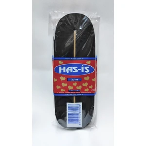 Atmaca Tuhafiye Has-Iş Siyah 2 cm Yassı Lastik 10 Metre Bel Paça Don Lastiği