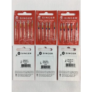 Ev Tipi Makinelere UYGUN11-14-16 Dikiş Makinesi Iğnesi 3'lü Set