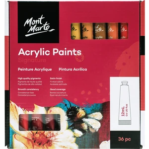 MONT MARTE Akrilik Boya Seti 36 x 12 ml Signature