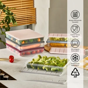 Selka Nora 4 Adet 2,25 Lt. Saklama Kabı