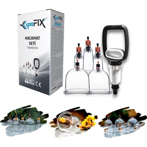 10 Lu Hacamat Seti, Hacamat Kupası, Masaj Seti Kupası, Vakumlu Masaj Kupası