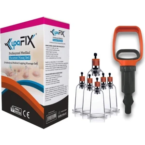 12 Li  Vakumlu Masaj Aleti Hacamat Seti