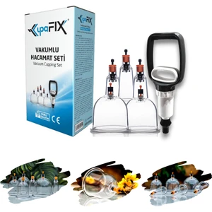 10 Lu Vakumlu Hacamat Kupa, Vakumlu Masaj Seti,i, Selülüt Cihazı Hacamat Kupası, ve Pompası