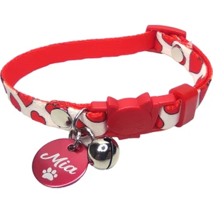 Ayz Markalama Güvenlik Kilitli Kedi Tasması