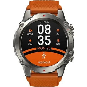 Zeblaze Vibe 7 Lite - Orange Akıllı Saat - Turuncu, SpO2 (Kan oksijeni) İzleme, Uyku İzleme, Suya Dayanıklı, Çoklu Spor Modları